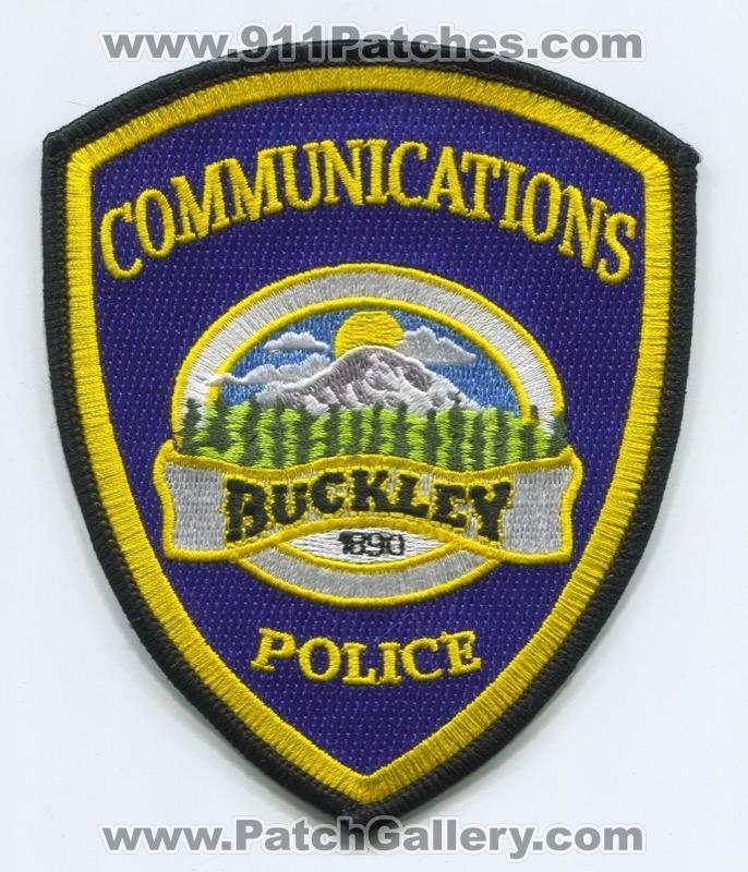 Communications Dispatcher Logo - Buckley Police Department Communications 911 Dispatcher Fire EMS ...