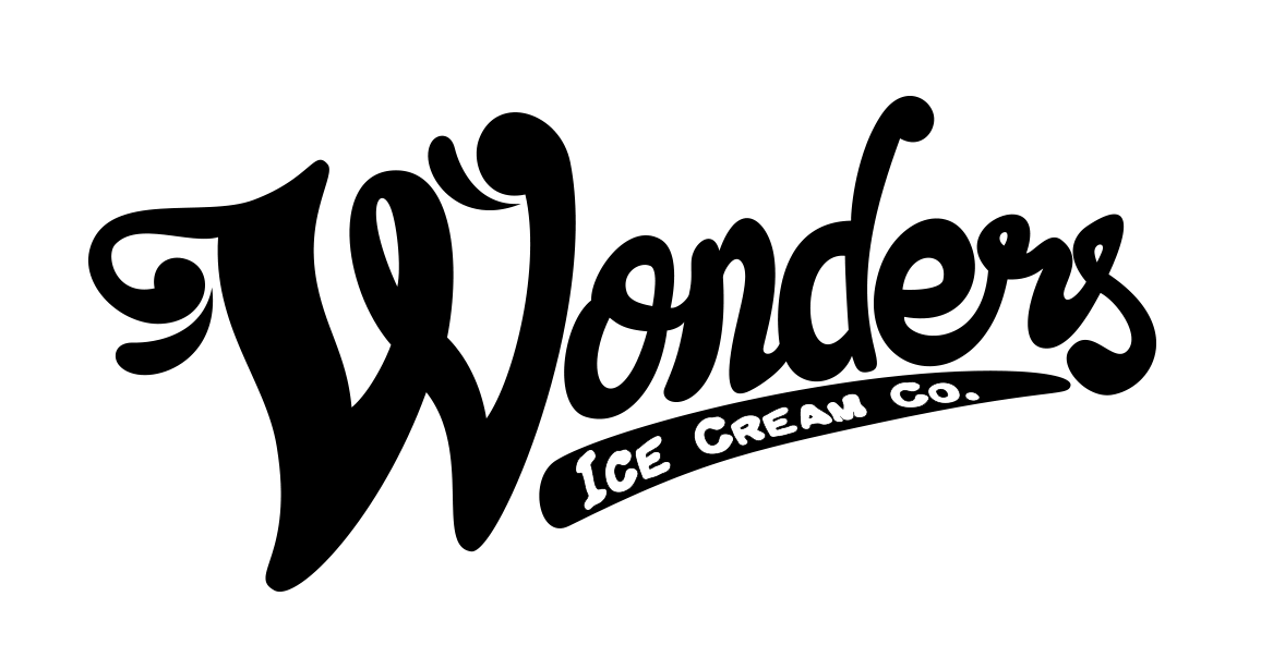 Black Ice Cream Logo - Wonders Ice Cream