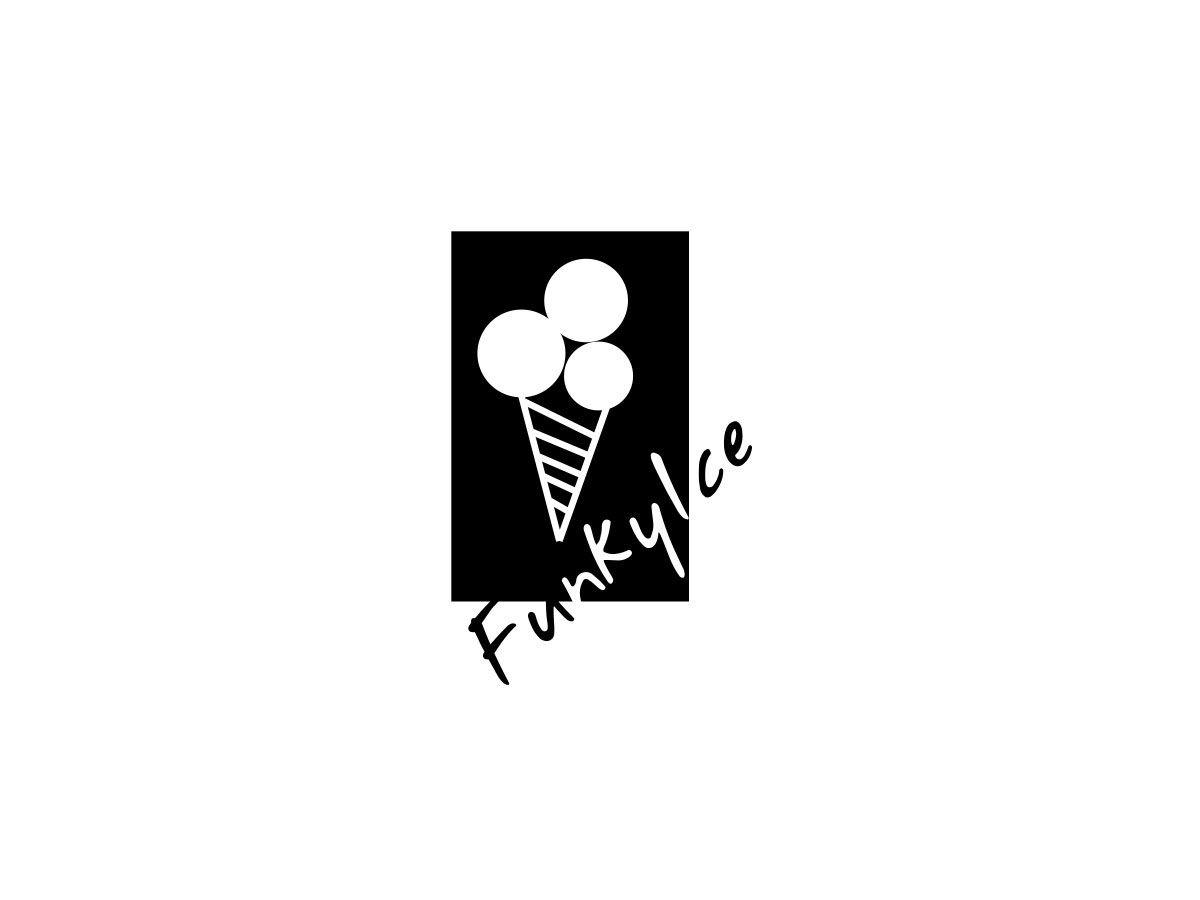 Black Ice Cream Logo - Logo cream house