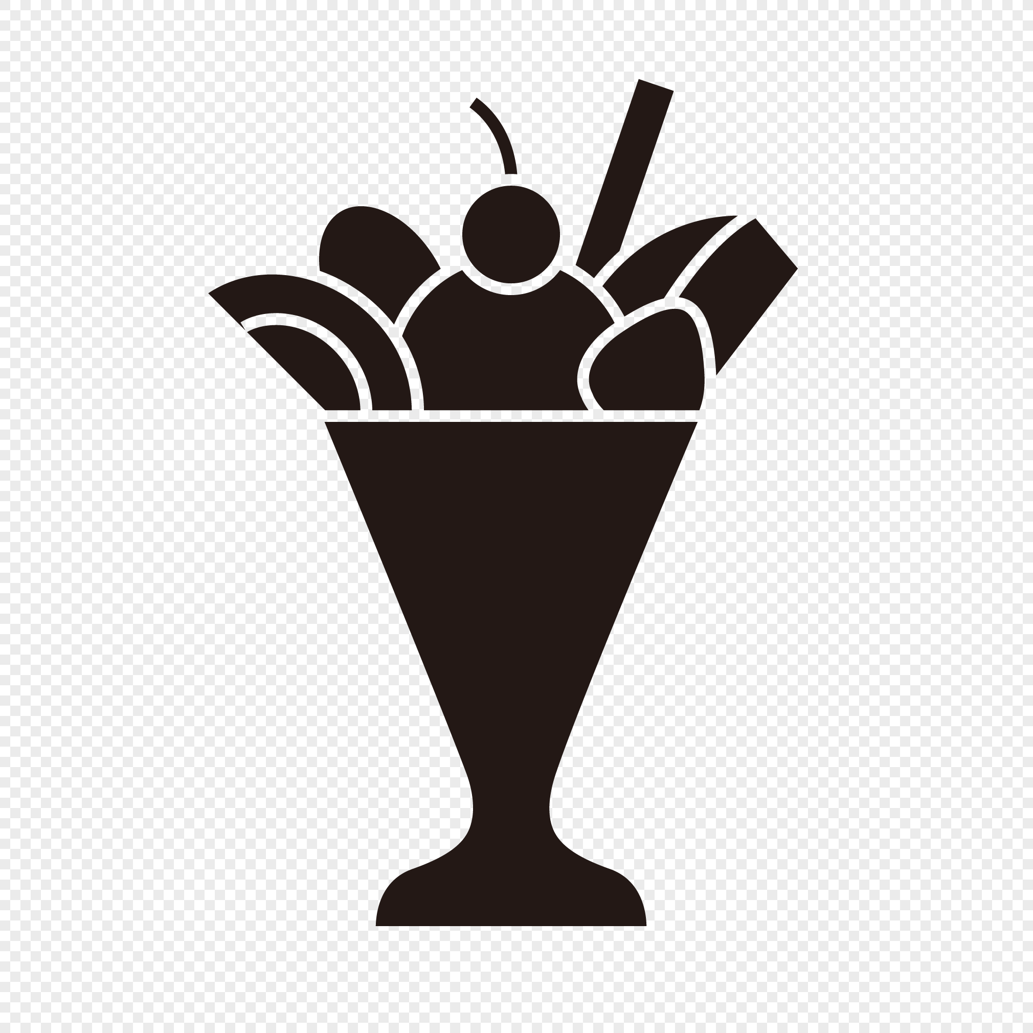 Black Ice Cream Logo - Food and gourmet black ice cream icon png image_picture free
