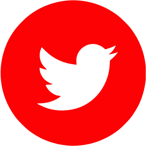 Red Twitter Logo - Red twitter 4 icon red social icons