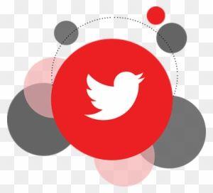 Red Twitter Logo - Twitter Website Icon Symbol Sign Logo Butt Logo Red Png
