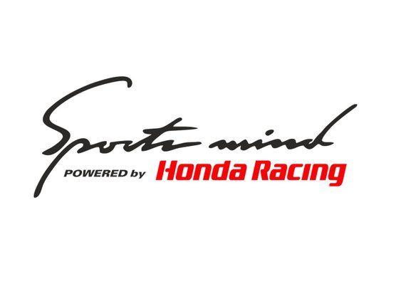 Honda Vtec Logo - HONDA Racing Sports Mind Powered Graphics Logo Hood Bonnet | Etsy