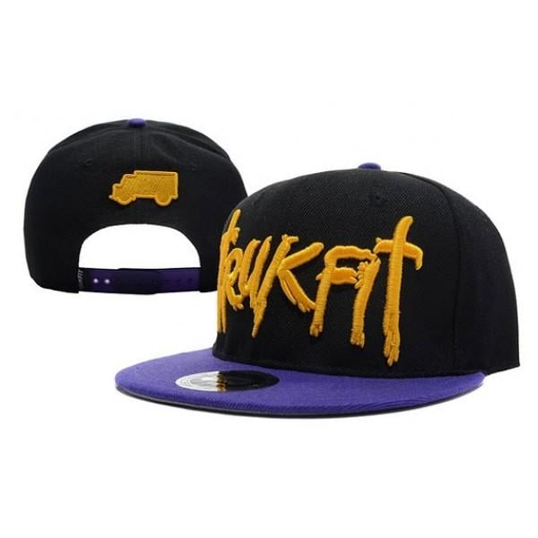 Black and Yellow Trukfit Logo - Trukfit Galaxy Logo Snapback Hat (Purple & Yellow)