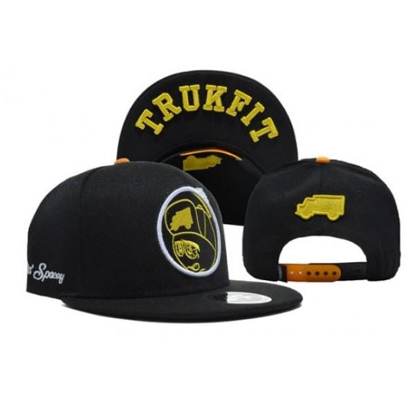 Black and Yellow Trukfit Logo - Trukfit Feelin Spacey Snapback Hat (Black & Yellow)