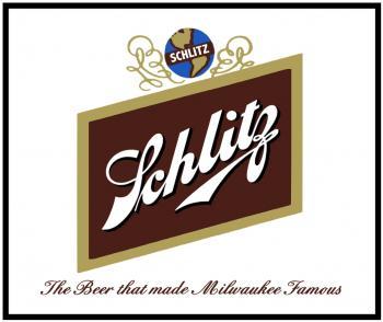 Schlitz Beer Logo - Let's Make Snot Beer