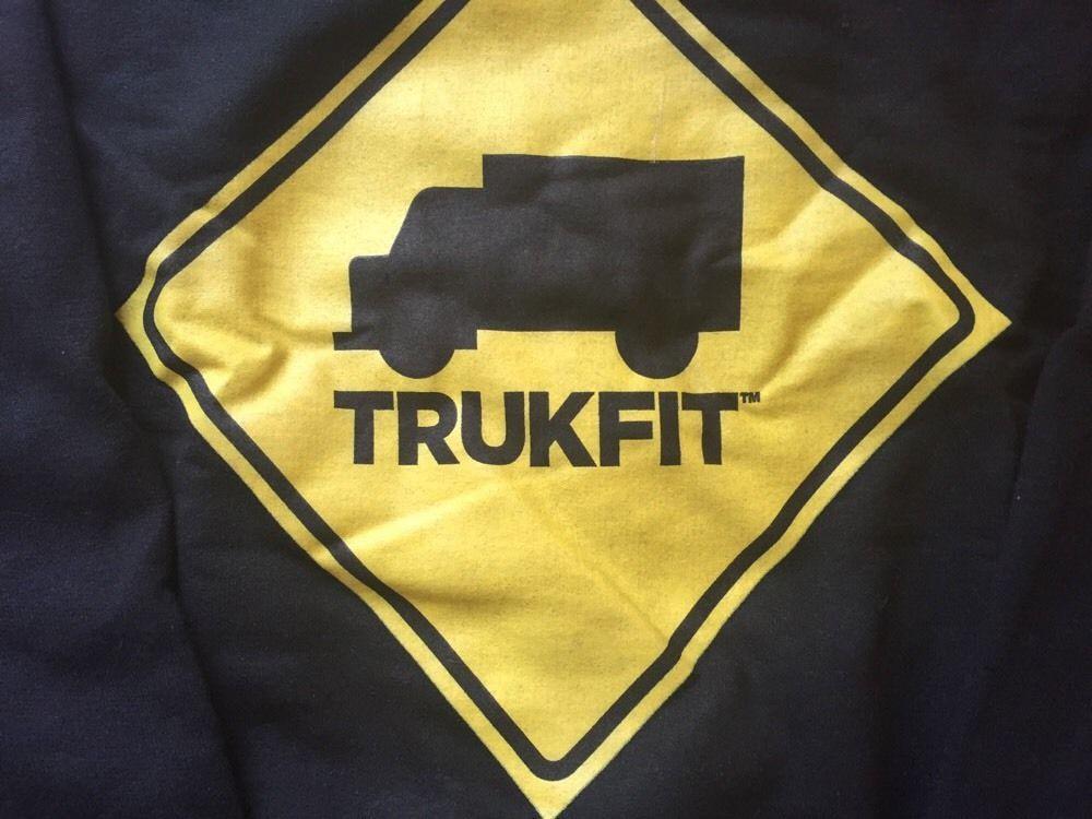 Black and Yellow Trukfit Logo - NEW Trukfit Lil Wayne Trukstop Hazard Logo Urban 3XL Sweatshirt ...