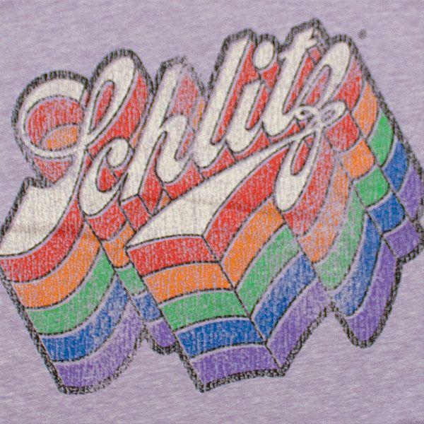 Schlitz Beer Logo - Schlitz Beer Rainbow Logo Vintage Women's Tank Top