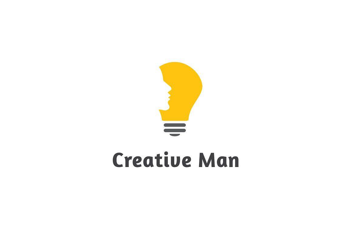 Creative Man Logo - Creative Man Logo Template Logo Templates Creative Market