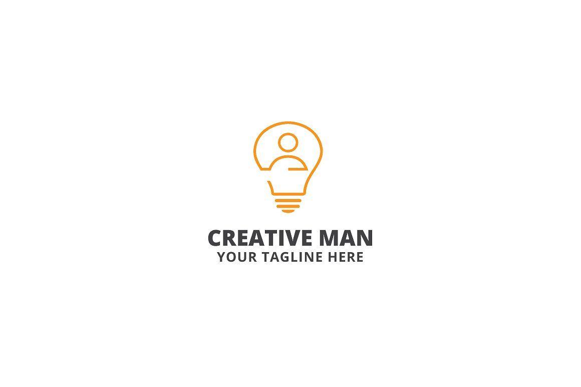 Creative Man Logo - Creative Man Logo Template Logo Templates Creative Market