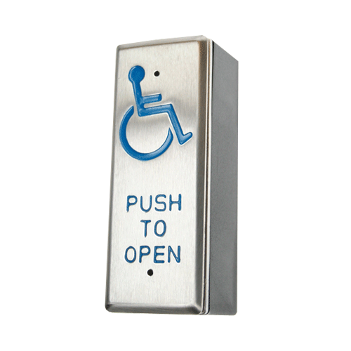 Automatic Logo - Automatic Door Push Pad with Wheelchair logo Access Control