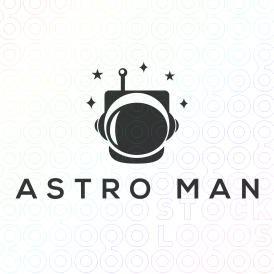 Creative Man Logo - Creative Spaceman Astronaut Mascot Logo Design On