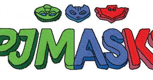 PJ Masks Logo - New Embroidery Design: Logo PJ Masks Embroidery Design