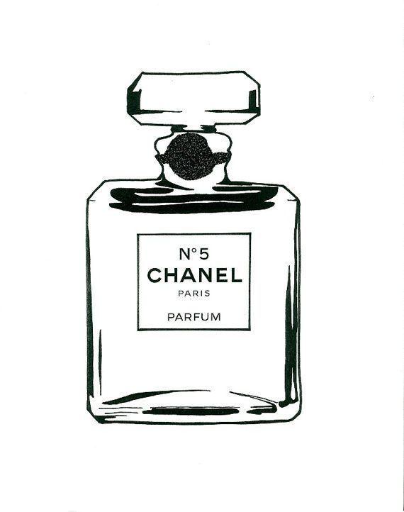 Parfum Chanel Logo - CHANEL bottle | • P R I N T A B L E S • T E M P L A T E S ...