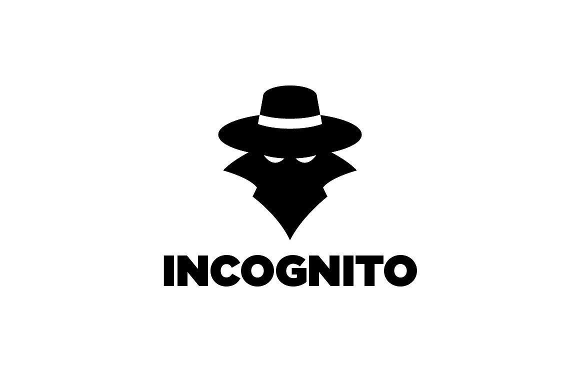 Detective Logo - Incognito - Spy Silhouette Logo ~ Logo Templates ~ Creative Market