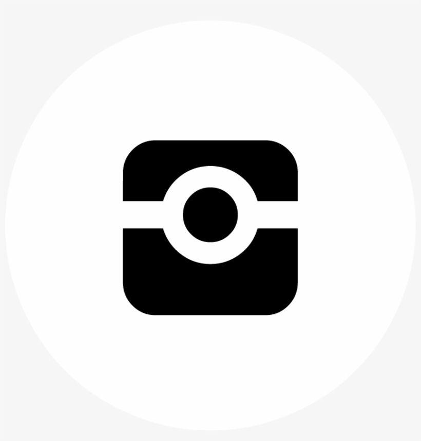 Instagram White Logo - Logo Instagram Nero Png - Linkedin Logo White Round Transparent ...