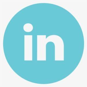 Round LinkedIn Logo - Linkedin Color Flat Round In Circle Logo PNG Image