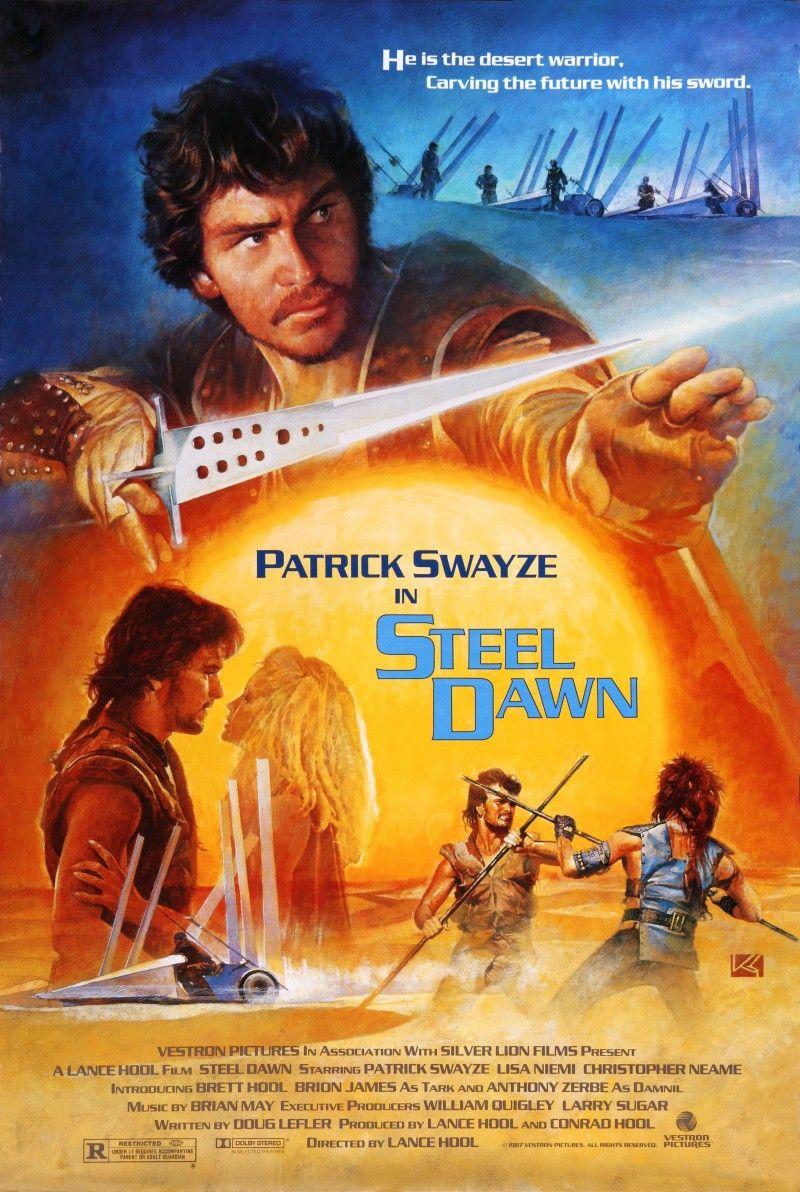 Silver Lion Films Logo - Steel Dawn (1987)