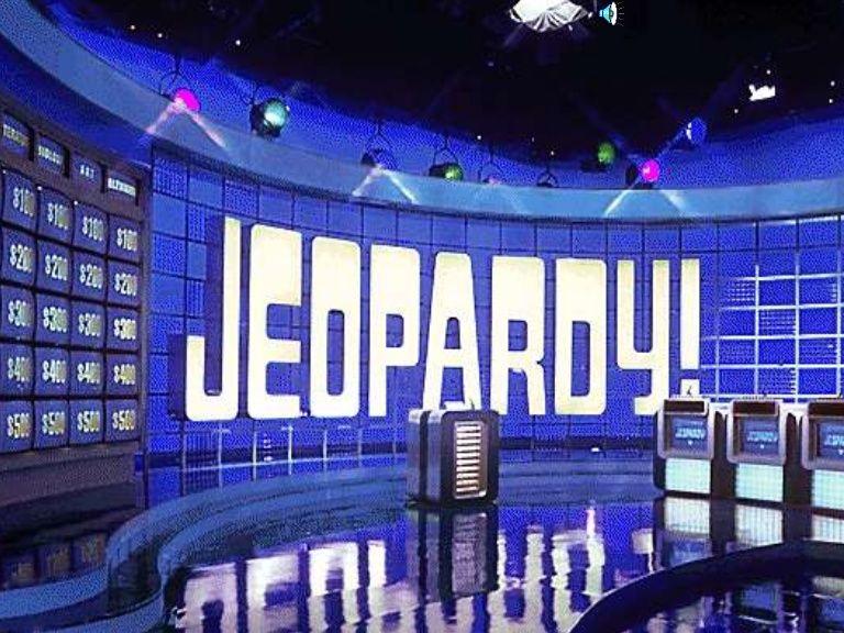 Jeopardy Game Show Logo - Pharmacology jeopardy presentation