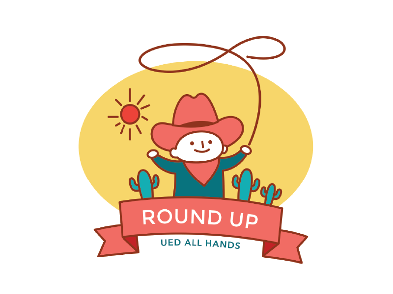 Round LinkedIn Logo - Round Up