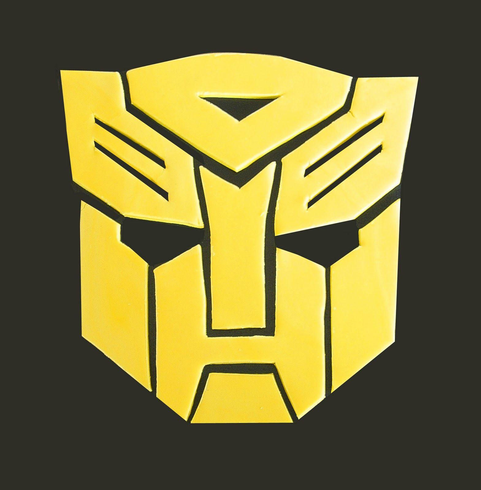 Red Transformer Face Logo - Transformer