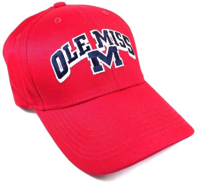 University of Mississippi Logo - Red Ole Miss Rebels Champ Arch Hat Cap University of Mississippi ...