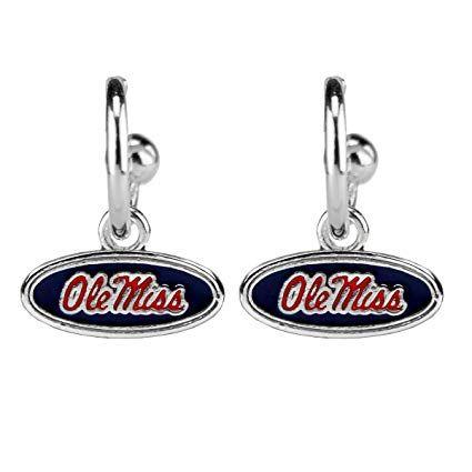 University of Mississippi Logo - Amazon.com : Ole Miss (University of Mississippi) Dangle Logo ...