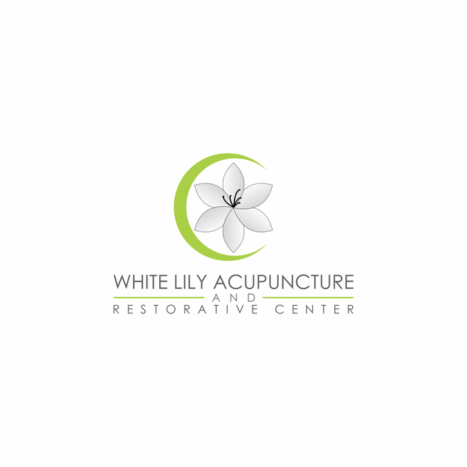 White Lily Logo - White Lily Acupuncture and Restorative Center | Logo design contest