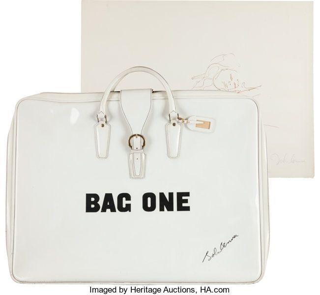 John Lennon Original Logo - Beatles John Lennon Bag One Leather Case and Original Erotic