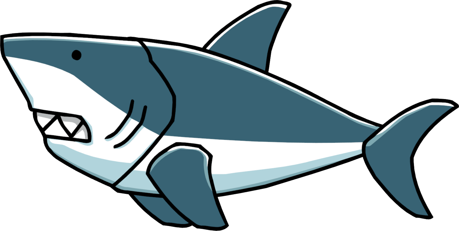Great White Shark Logo - Great white shark | Scribblenauts Wiki | FANDOM powered by Wikia