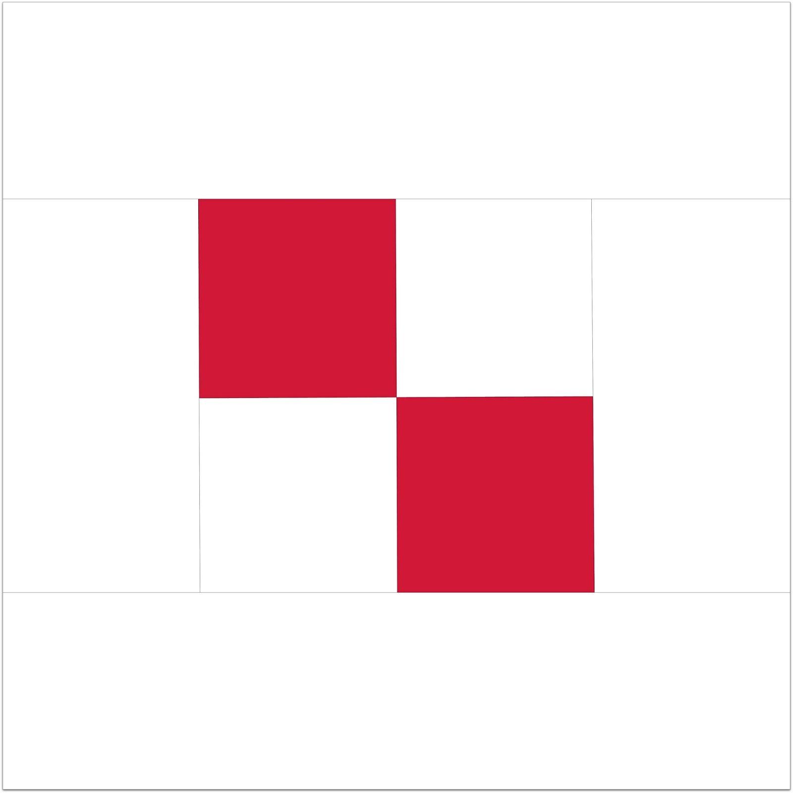 Two Red Squares Logo - 30 quilt blocks in 30 days