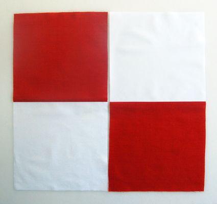 Two Red Squares Logo - Nautical Flag Napkins | Purl Soho