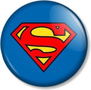 Super Woman Logo - Superman / Superwoman Logo 25mm Pin Button Badge Superhero Crest DC ...