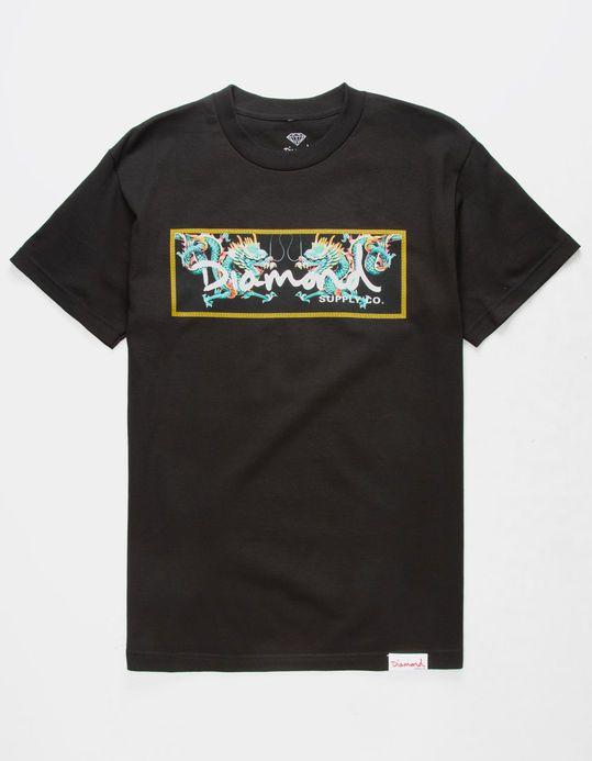 The Diamond Supply Logo - DIAMOND SUPPLY CO. Dragon Box Logo Mens T-Shirt - BLACK - 344569100 ...