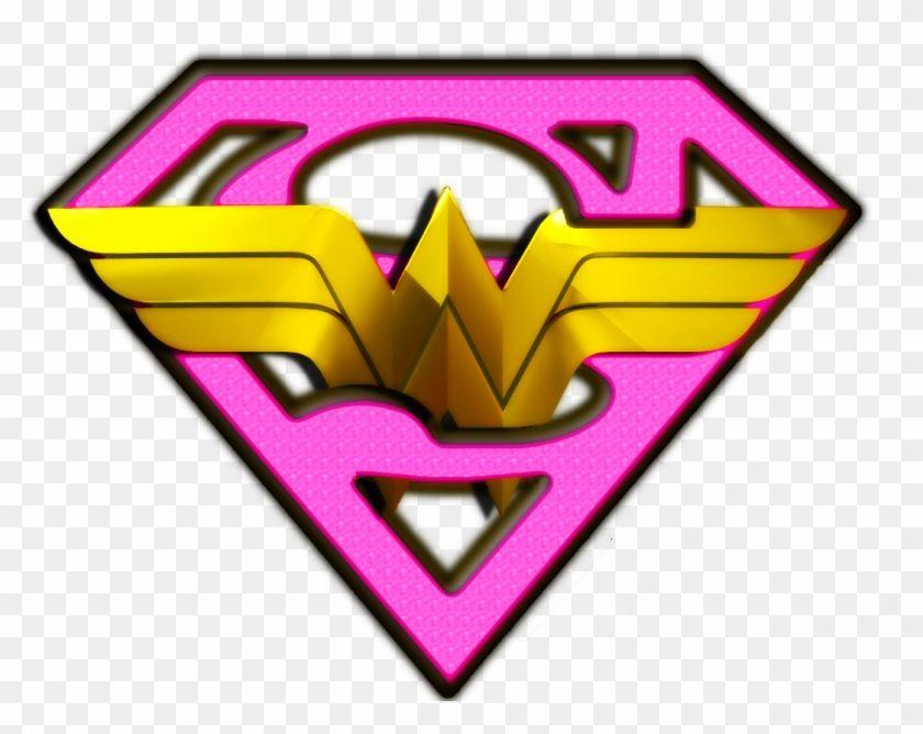 Super Woman Logo - My Girls Is A Fan Of Super Woman - Pink Wonder Woman Logo - Free ...