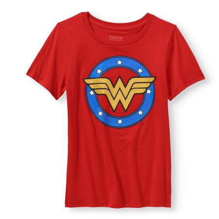Super Woman Logo - Wonder Woman - Wonder Woman Logo Girls' T-Shirt - Walmart.com