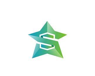 Triangle with Star Logo - star logo letter s Designed by JimjemR | BrandCrowd