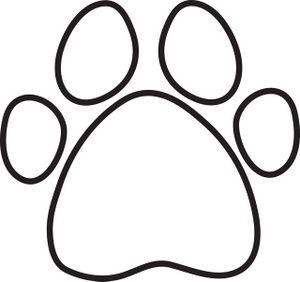 White Paw Logo - Dog paw patrol logo clip art library stock free