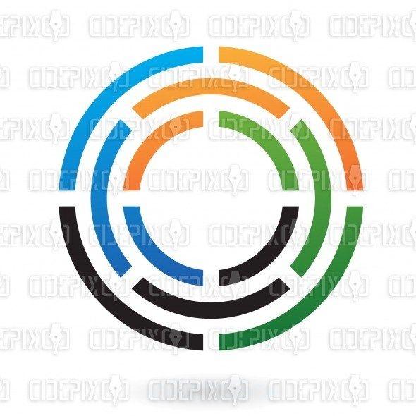 Dark Blue Orange Circle Logo - Dark Blue Orange Circle Logo