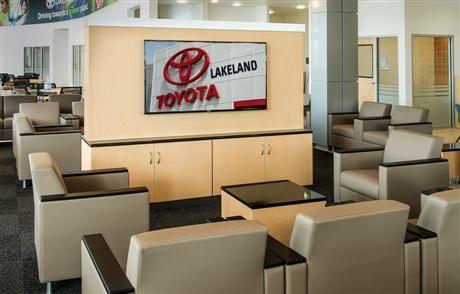 Furniture Car Logo - Toyota Customer Lounge Logo Car Black