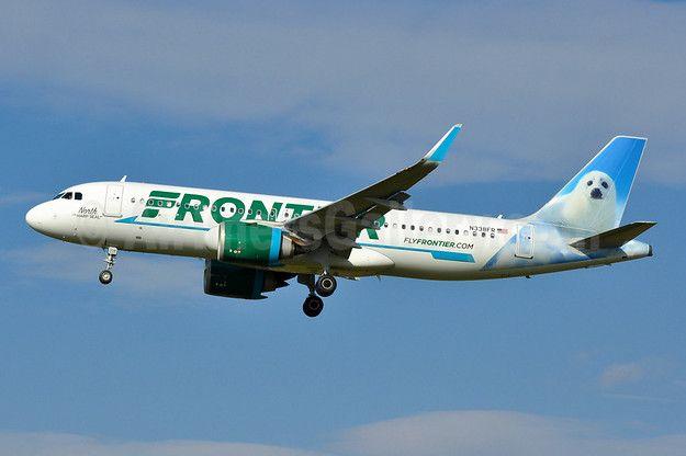 Airline with Gold Harp Logo - Frontier Airlines (2nd). World Airline News