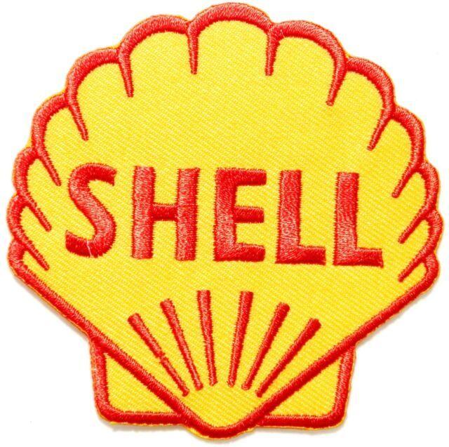 Shell Gas Logo - Shell Oil Gas Logo Racing Patch Iron on T Shirt Cap Hat Badge ...