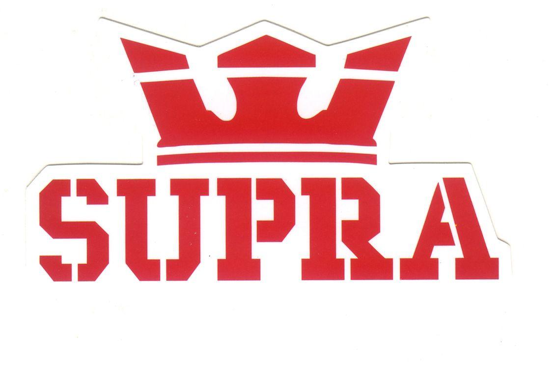 Supra Skate Logo - 1733 SUPRA Skate shoes Brand Logo , 5 x 8 cm decal sticker | T ...