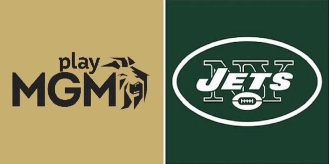 First New York Jets Logo - NY Jets, 888 & MGM Sign Landmark Sports Betting Deals