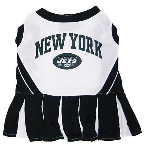 First New York Jets Logo - Pets First New York Jets NFL Cheerleader Outfit | Petco
