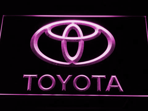 Purple Toyota Logo - Toyota LED Neon Sign