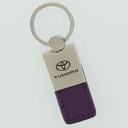 Purple Toyota Logo - Amazon.com: Toyota Tundra Purple Leather Key Ring: Automotive