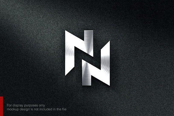 Black Letter N Logo - Letter N Logo ~ Logo Templates ~ Creative Market