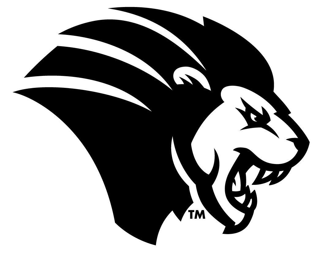 Black and White Lion Logo - Download Athletics Logos