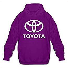 Purple Toyota Logo - Men's Toyota Logo Long Sleeve Hooded Sweatshirt X-Large Purple ...
